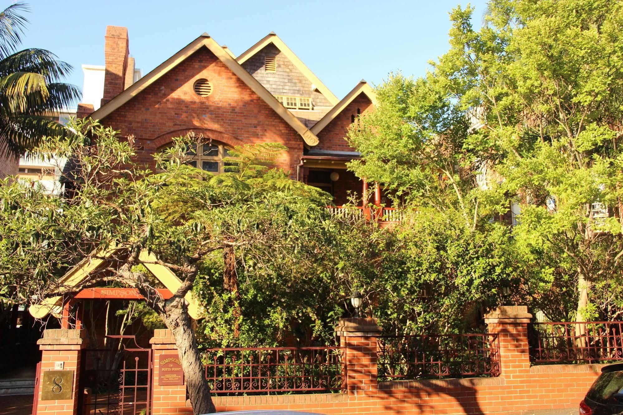 Simpsons Of Potts Point Hotel Sydney Luaran gambar